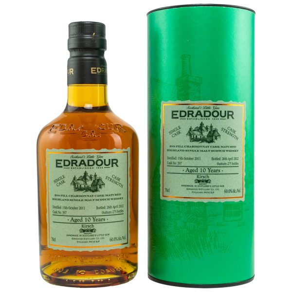 Edradour 10 Jahre 2011 2022 Chardonnay Cask #397 60% 0,7l