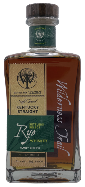 Wilderness Trail Single Barrel #17E26-3 Family Reserve Rye 51% 0,7l