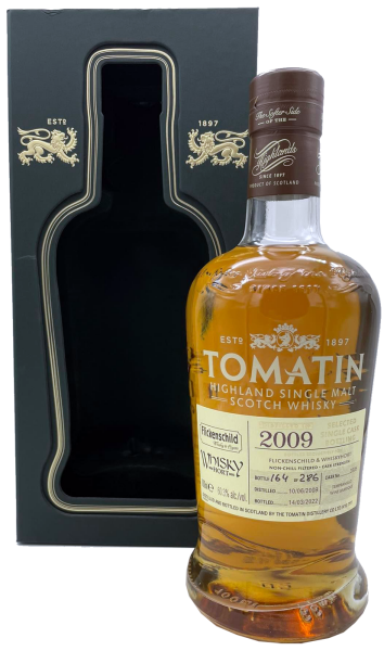 Tomatin 12 Jahre 2009 2022 Tempranillo Wine Barrique #3505 for Whiskyhort & Flickenschild 60,3% 0,7l