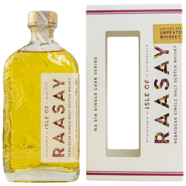 Isle of Raasay Unpeated Ex-Rye Single Cask #19/245 Single Malt Whisky 61,6% 0,7l