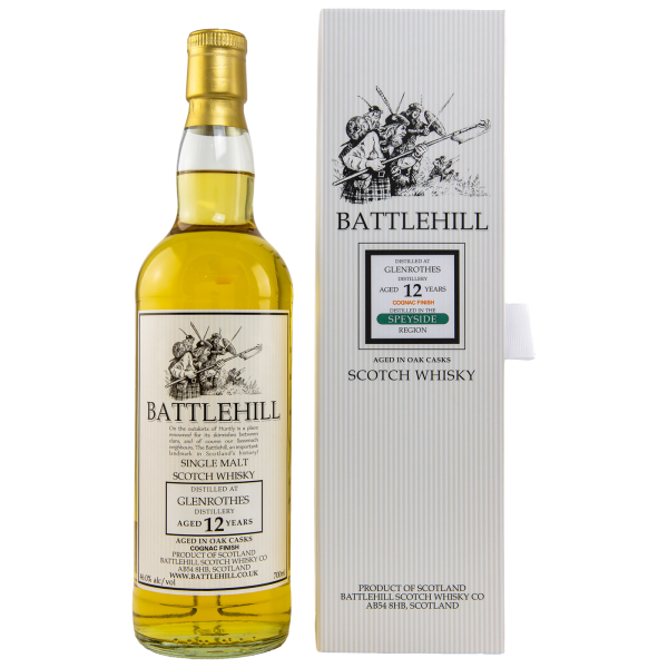 Glenrothes 12 Jahre 2009 2022 Cognac Finish Battlehill 46% 0,7l