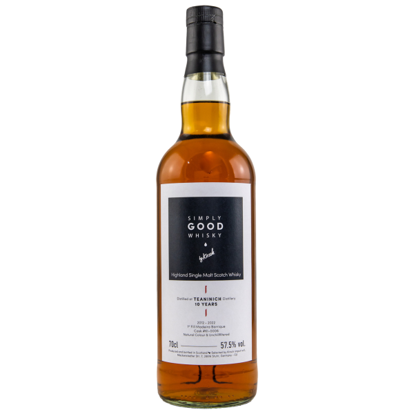 Teaninich 9 Jahre 2012 2022 #KI-0006 Simply Good Whisky 57,5% 0,7l
