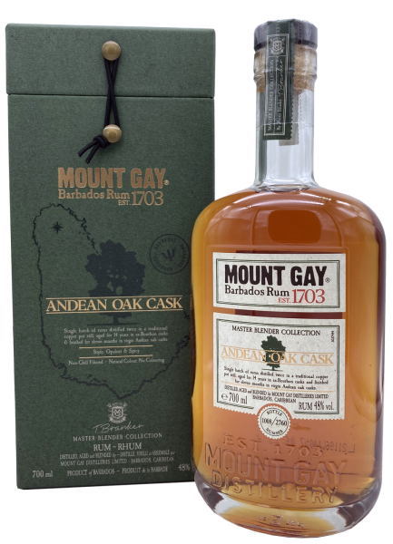 Mount Gay Andean Oak Rum 48% 0,7l