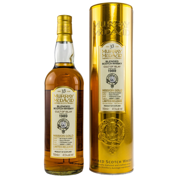 Cult of Islay 33 Jahre 1989 1st Fill Premier Cru Wine Finish Murray McDavid 41,5% 0,7l