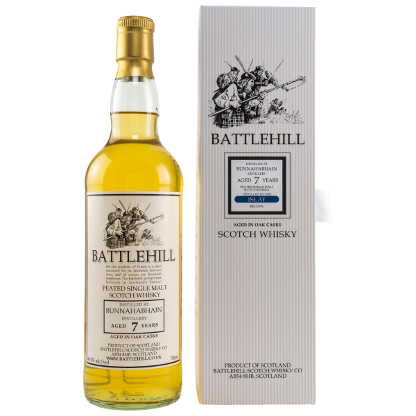 Bunnahabhain 7 Jahre 2014 2021 Peated Battlehill 46% 0,7l