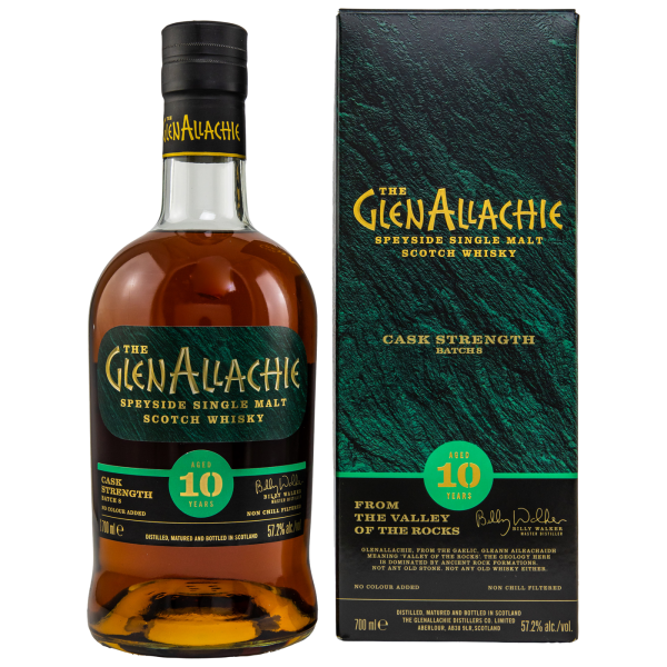 GlenAllachie 10 Jahre Cask Strength Batch #08 57,2% 0,7l