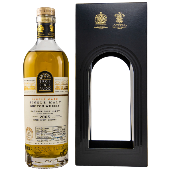 Macduff 2003 2022 Sherry Butt #900028 Berry Bros & Rudd 54,6% 0,7l