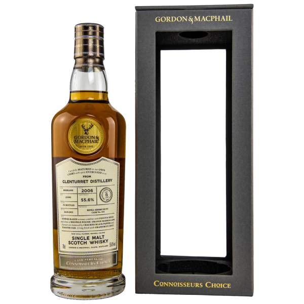 Glenturret 15 Jahre 2006 2022 Refill Sherry Butt #543 Connoisseurs Choice Gordon & Macphail 55,6% 0,7l