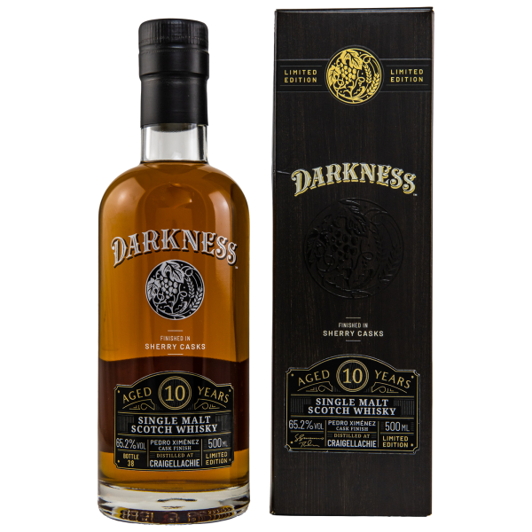 Craigellachie 10 Jahre PX Cask Finish Darkness! 65,2% 0,5l