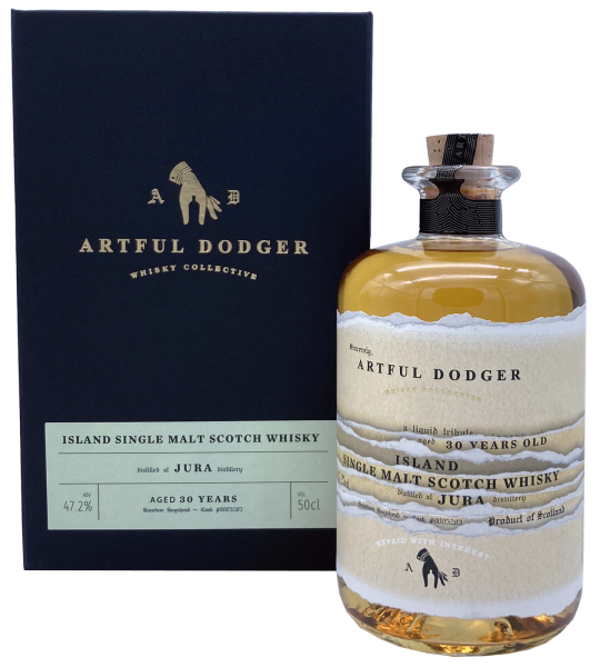 Jura 30 Jahre 1990 2022 Bourbon Hogshead #9005283 Artful Dodger Whisky Collective 47,2% 0,5l