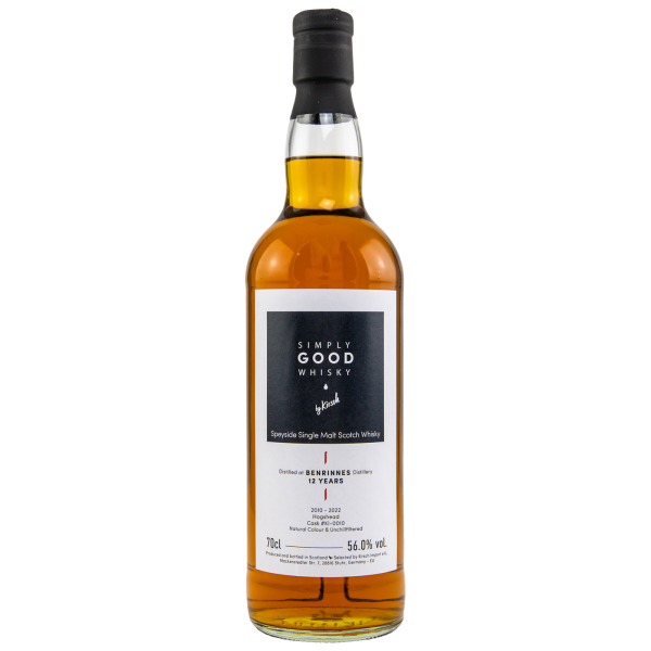 Benrinnes 12 Jahre 2010 2022 #KI-0010 Simply Good Whisky 56% 0,7l