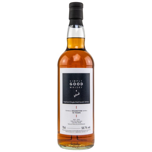 Deanston 10 Jahre 2012 2022 #KI-0009 Simply Good Whisky 58,7% 0,7l