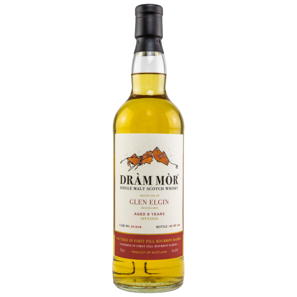 Glen Elgin 8 Jahre 1st Fill Bourbon Cask #301308 Dram Mor 56,8% 0,7l