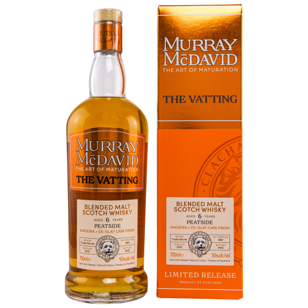 Peatside 6 Jahre 2015 2022 Madeira + Ex-Islay Cask Murray McDavid 50% 0,7l