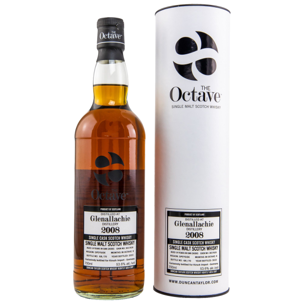 GlenAllachie 14 Jahre 2008 2022 The Octave #3037639 Duncan Taylor 53,6% 0,7l