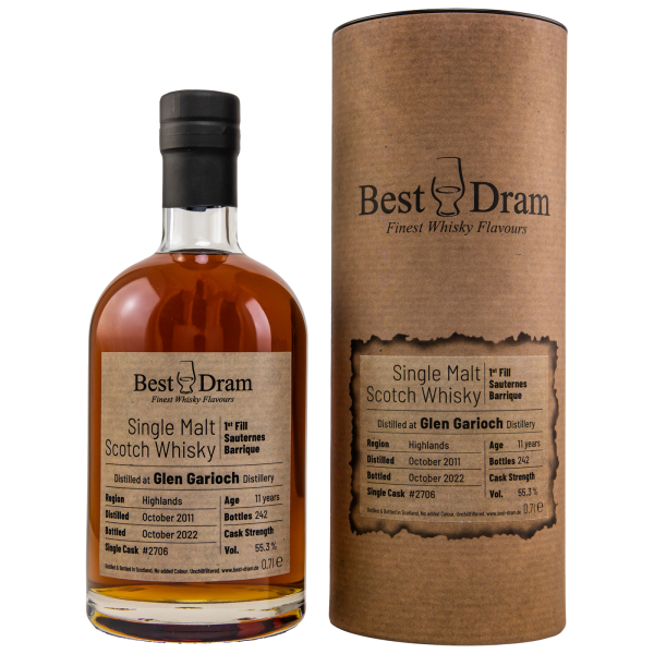 Glen Garioch 11 Jahre 2011 2022 Sauternes Wine Barrique #2706 Best Dram 55,3% 0,7l