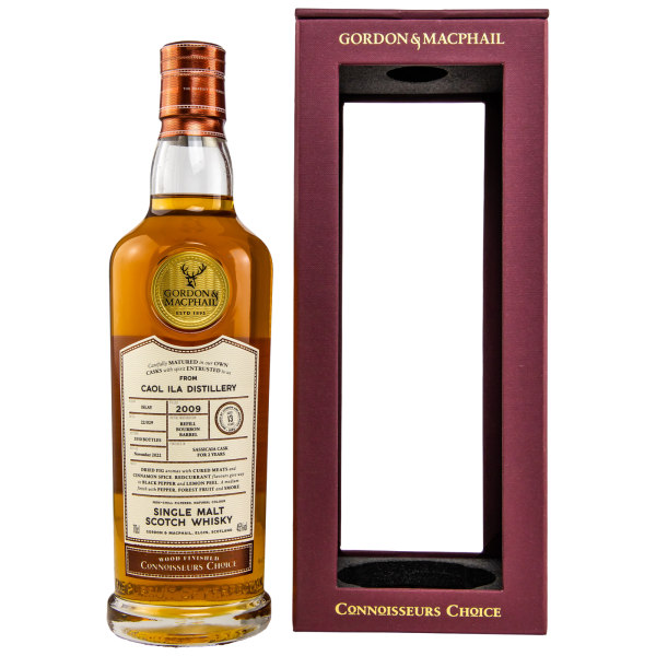 Caol Ila 13 Jahre 2009 2022 Sassicaia Wood Finish #22/029 Connoisseurs Choice Gordon & Macphail 45% 0,7l