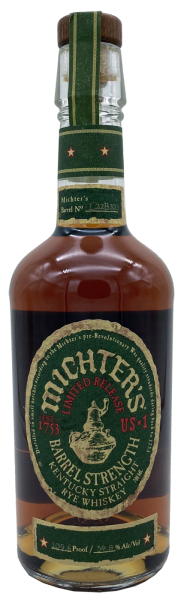 Michters US 1 Barrel Strength Kentucky Straight Rye 54,8% 0,7l