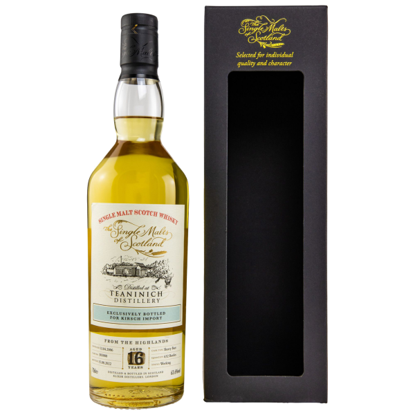 Teaninich 16 Jahre 2006 2022 Sherry Butt #303008 Kirsch SMoS 63,6% 0,7l
