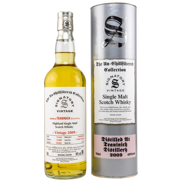 Teaninich 12 Jahre 2009 2022 #717628/717632 Signatory 46% 0,7l