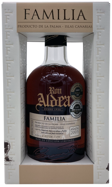 Ron Aldea 15 Jahre 2005 2020 Familia 43% 0,7l