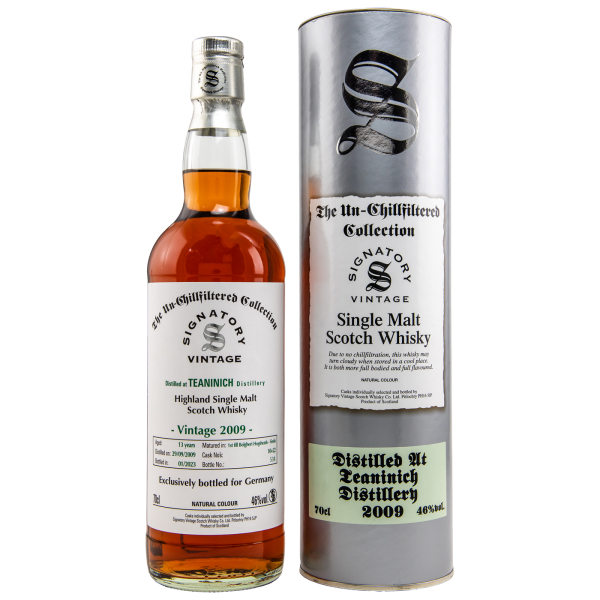 Teaninich 13 Jahre 2009 2023 1st Fill Bolgheri Hogshead Finish #10+22 Signatory 46% 0,7l