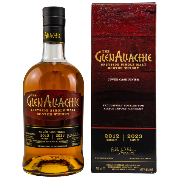 GlenAllachie 10 Jahre 2012 2023 PX, Moscatel & Ruby Port Cuvee 54,9% 0,7l