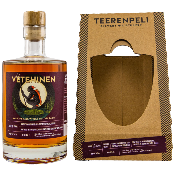 Teerenpeli 10 Jahre Vetehinen Amarone Cask Trilogy Part 1 54,9% 0,5l