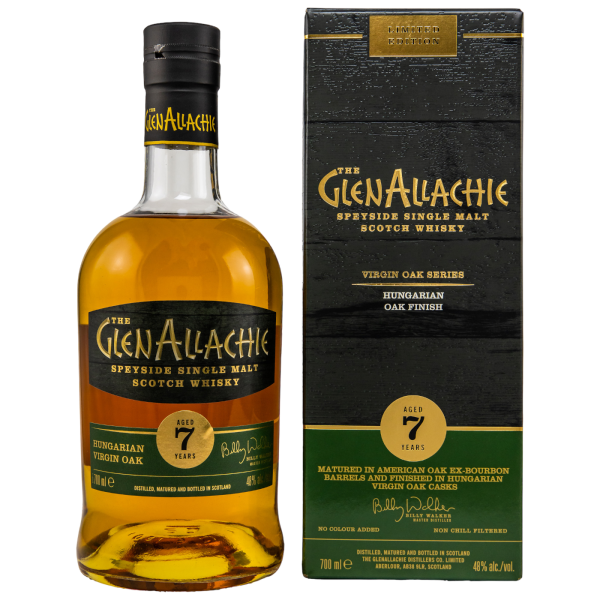 GlenAllachie 7 Jahre Hungarian Oak Wood Finish 48% 0,7l
