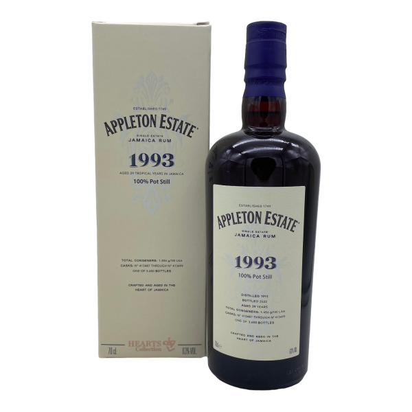 Appleton Estate 29 Jahre 1993 2022 Hearts Collection Rum 63% 0,7l
