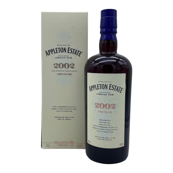Appleton Estate 20 Jahre 2002 2022 Hearts Collection Rum 63% 0,7l