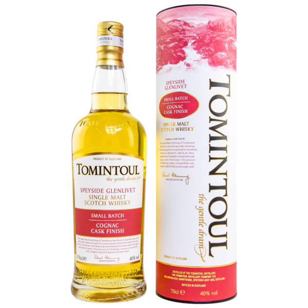 Tomintoul Cognac Cask Finish 40% 0,7l