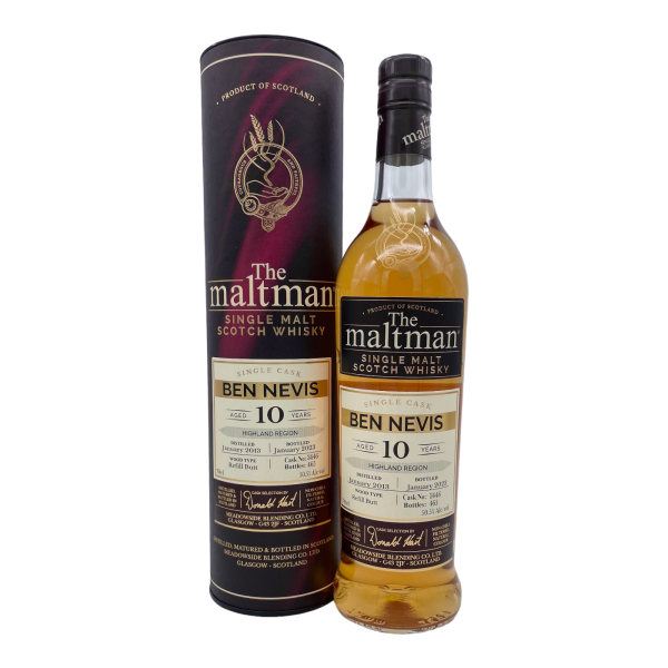 Ben Nevis 10 Jahre 2013 2023 Refill Butt #3446 The Maltman 50,5% 0,7l
