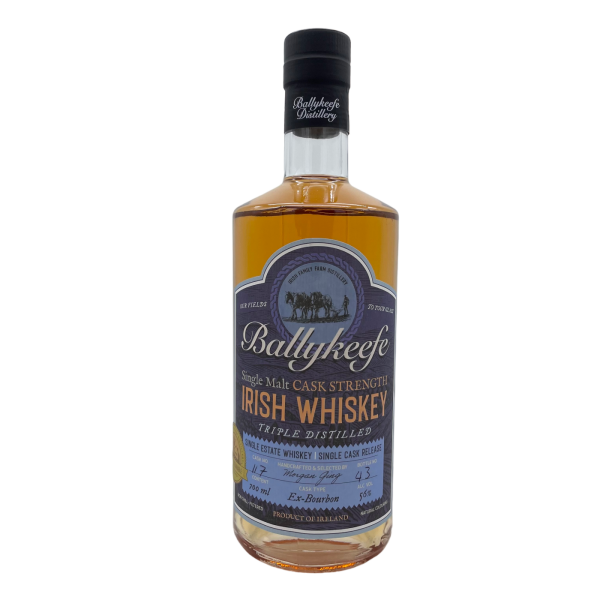 Ballykeefe Cask Strength Irish Single Malt Ex-Bourbon Cask #117 56% 0,7l