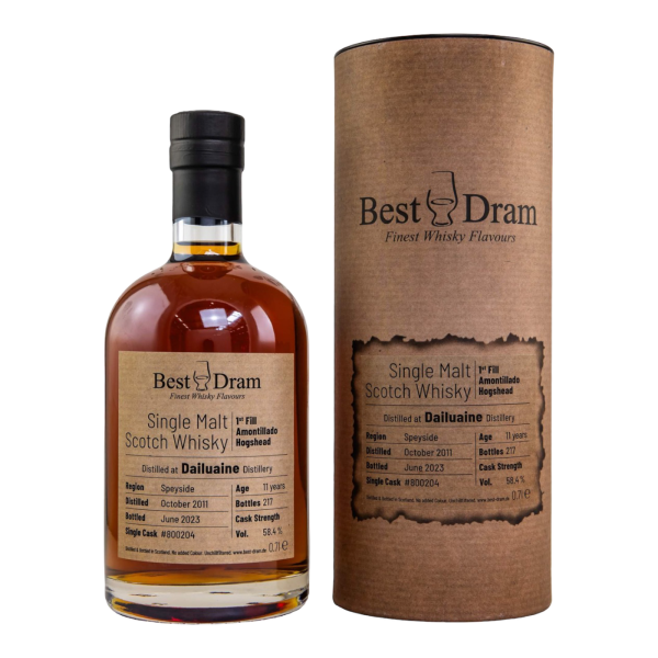 Dailuaine 11 Jahre 2011 2023 1st Fill Amontillado Hogshead #800204 Best Dram 58,4% 0,7l