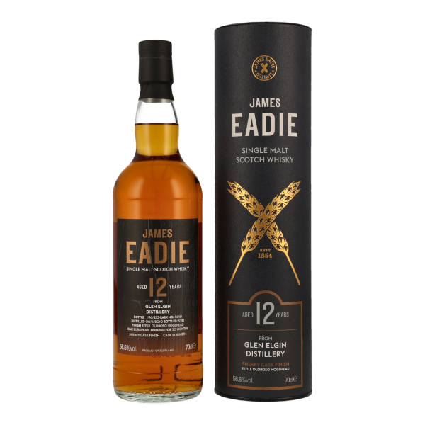 Glen Elgin 12 Jahre 2010 2022 Oloroso Hogshead #361161 James Eadie 56,6% 0,7l