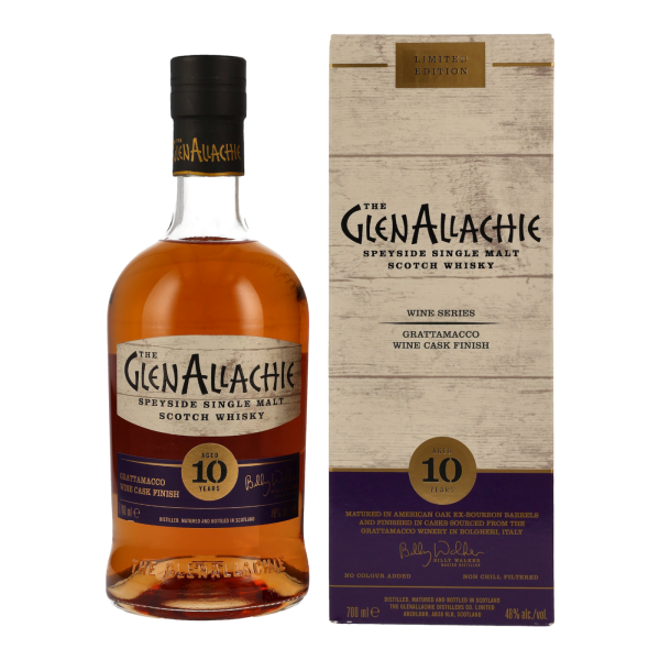 GlenAllachie 10 Jahre Grattamacco Wine Finish 48% 0,7l