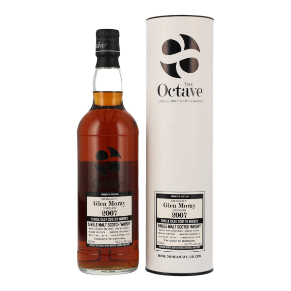 Glen Moray 15 Jahre 2007 2023 The Octave #7036003 Duncan Taylor 54,7% 0,7l