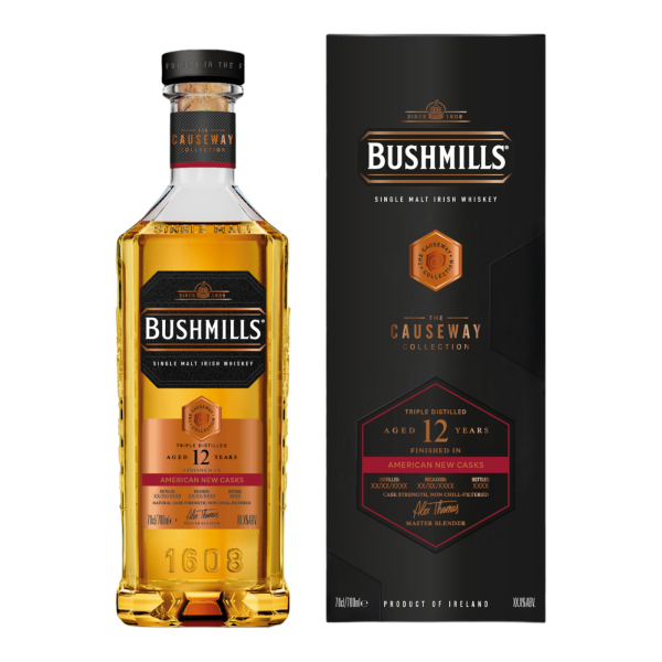 Bushmills 12 Jahre 2010 2023 The Causeway Collection New American Oak Casks 46% 0,7l