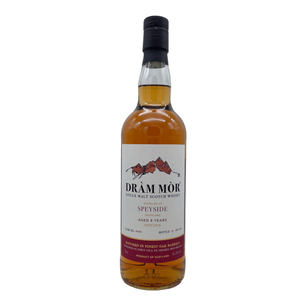Speyside Distillery 8 Jahre 2015 2023 First Fill PX Hogshead #4081 Dram Mor 55,3% 0,7l
