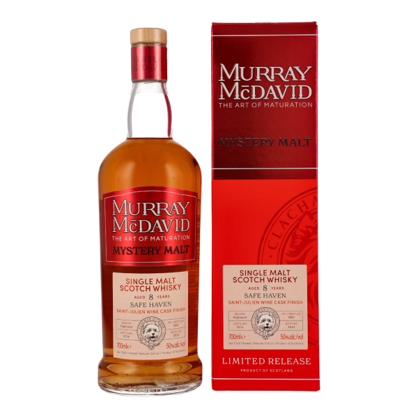 Safe Haven 8 Jahre 2014 2023 Saint Julien Wine Cask Finish Murray McDavid 50% 0,7l
