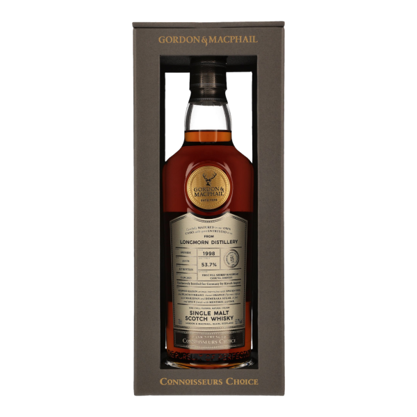 Longmorn 25 Jahre 1998 2023 1st Fill Sherry Hogshead #20600101 Kirsch Gordon & Macphail 53,7% 0,7l