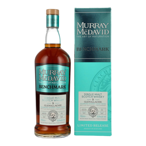GlenAllachie 9 Jahre 2014 2023 Oloroso Finish Murray McDavid 55,9% 0,7l