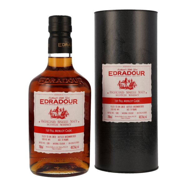 Edradour 11 Jahre 2012 2023 Merlot Cask #1 St. Michael Eppan 48,2% 0,7l