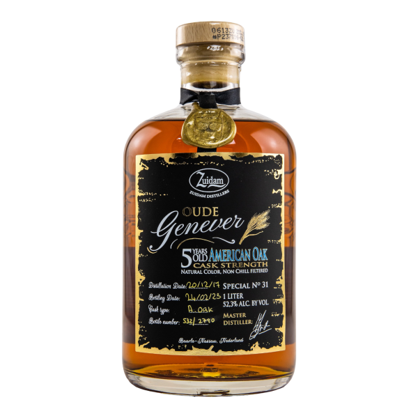 Zuidam 5 Jahre Oude Genever Cask Strength 52,3% 1,0l