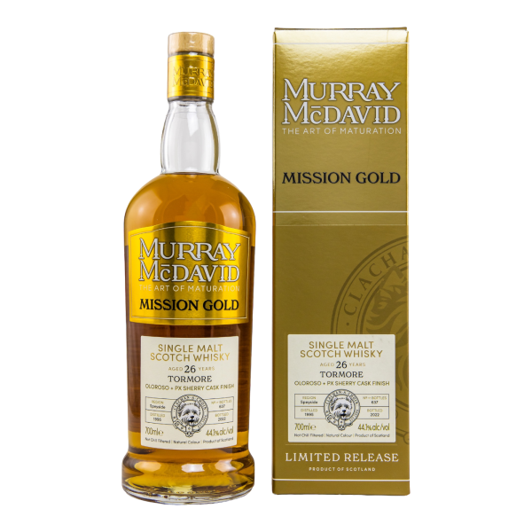 Tormore 26 Jahre 1995 2022 Oloroso/PX Cask Murray McDavid 44,1% 0,7l