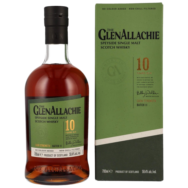 GlenAllachie 10 Jahre Cask Strength Batch #11 59,4% 0,7l