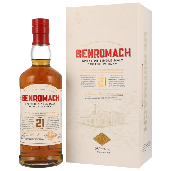 Benromach 21 Jahre Single Malt 43% 0,7l