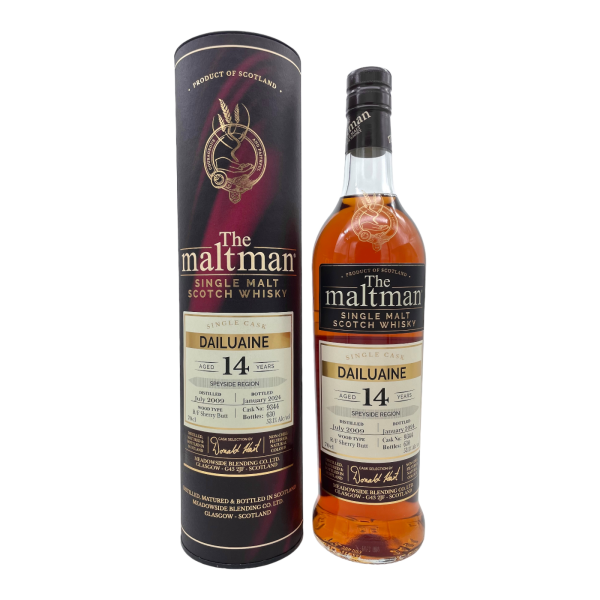 Dailuaine 14 Jahre 2009 2024 Refill Sherry Butt #9344 The Maltman 53,1% 0,7l
