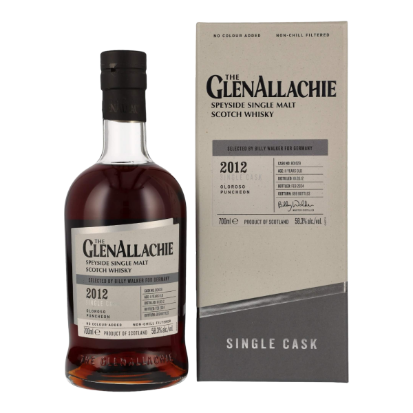 GlenAllachie 11 Jahre 2012 2024 Oloroso Puncheon #801629 58,3% 0,7l